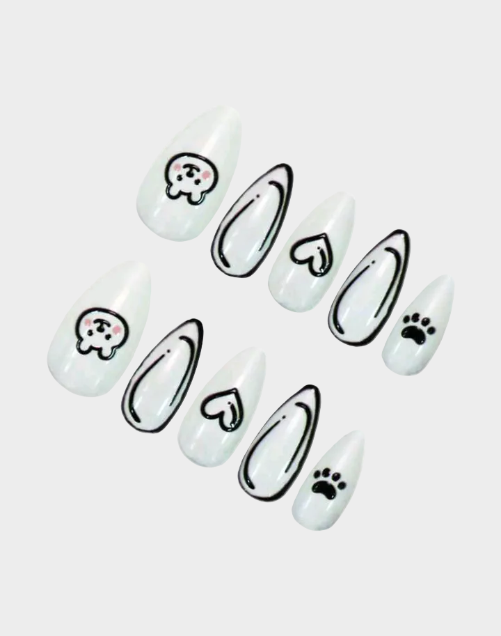 cartoon press on nails