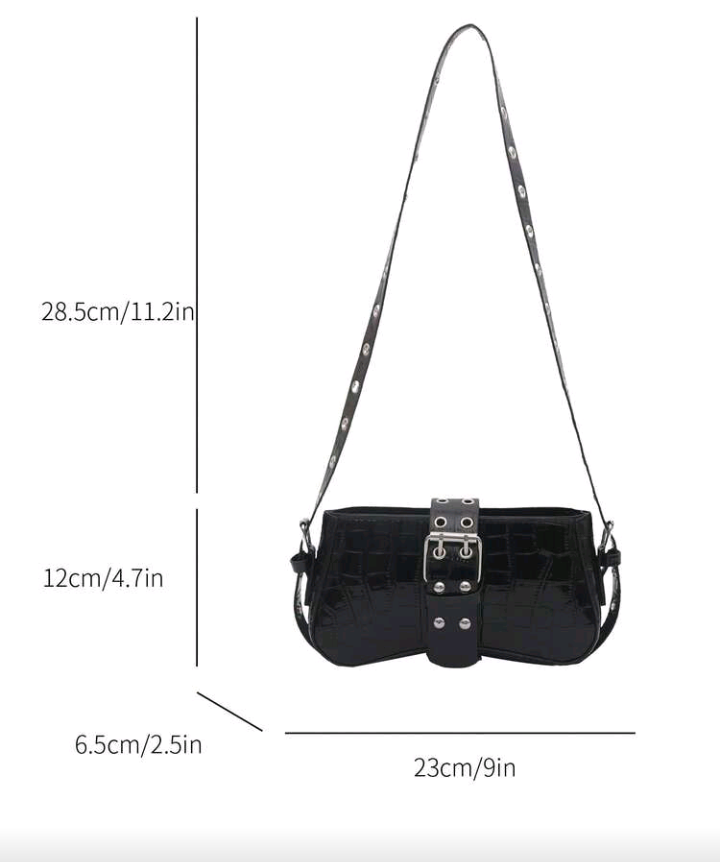 black retro bag