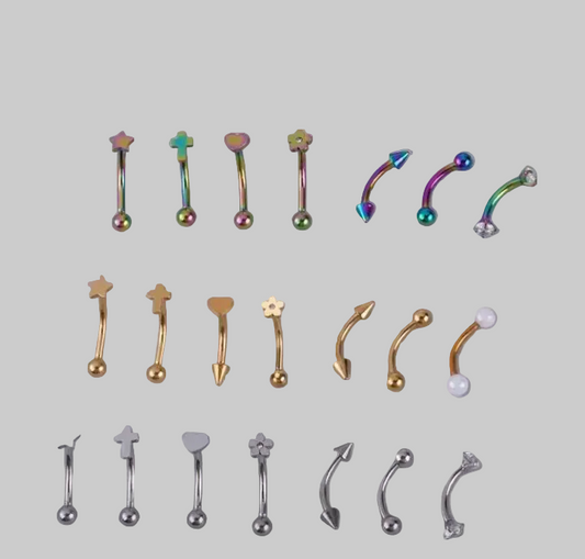 eye brow piercing 1 pc (stainless steel)