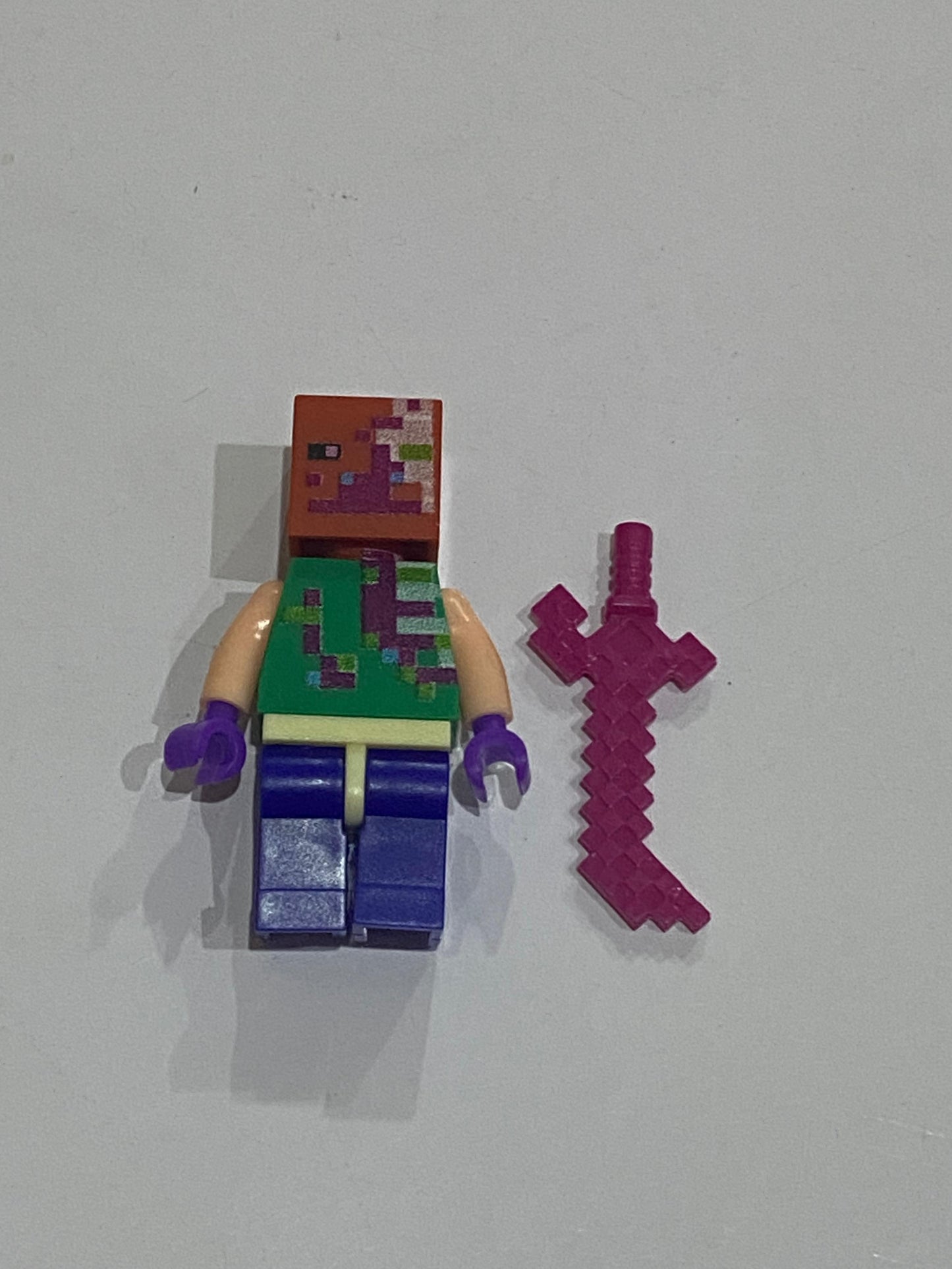 minecraft legos (available as keychains)