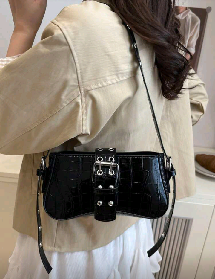 black retro bag
