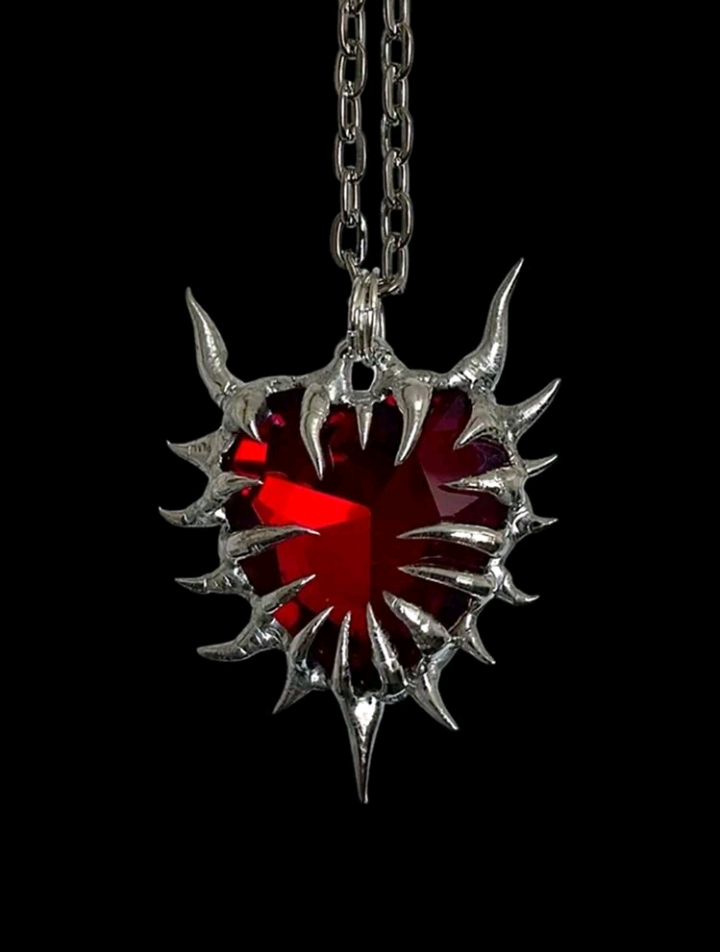 thorn heart necklace