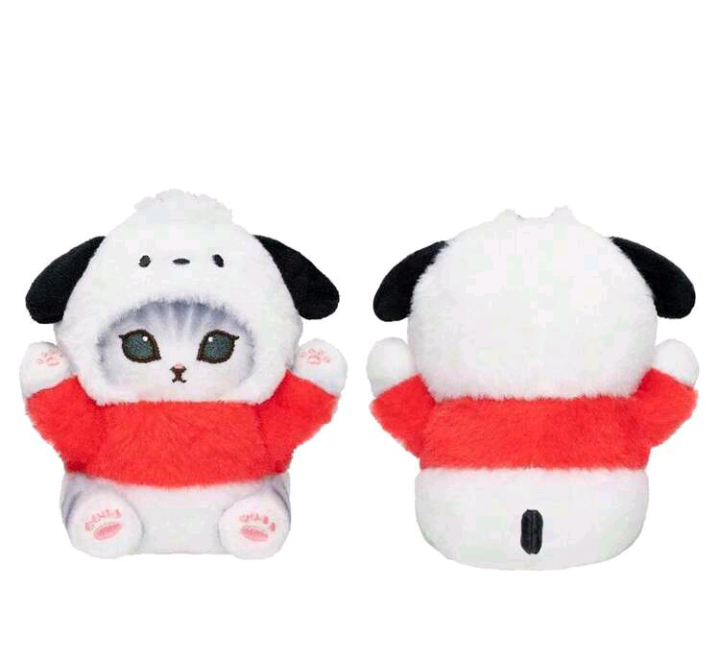 mofusand x sanrio plush series keychains